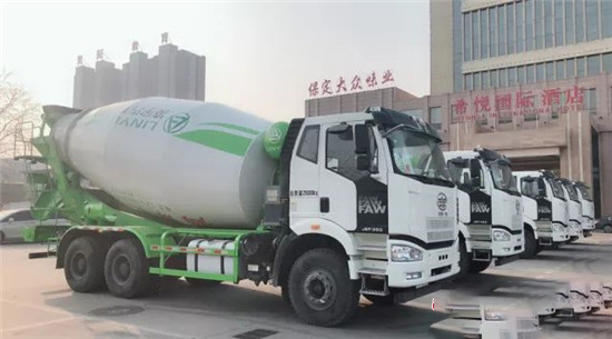 感謝有你，雄安有我！35臺凌宇攪拌車助力雄安新區(qū)建設(shè)